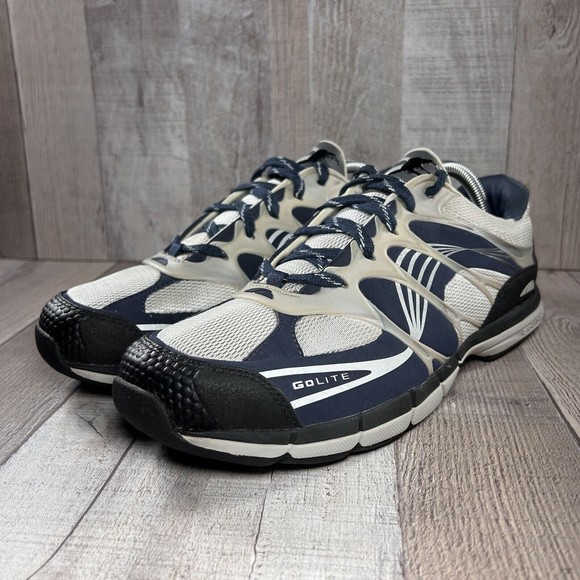 GoLite Amp Lite Trail Runner Men's Running Shoes Blue White Size 9 1006TR30 - Picture 1 of 12
